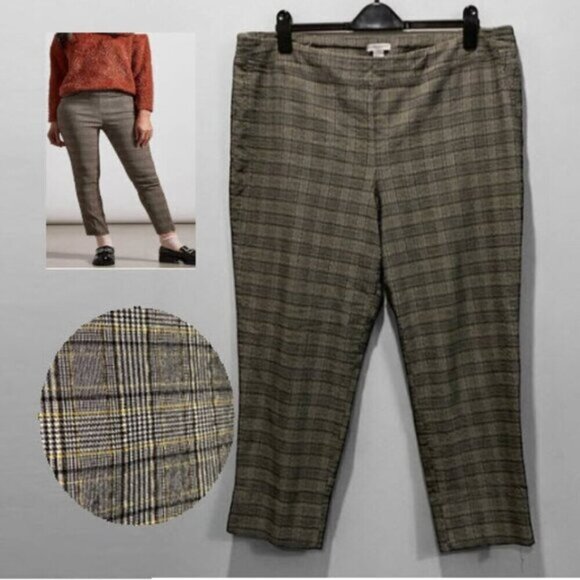 Carolina Belle Plaid Ankle Pants Size 20W - Picture 1 of 14
